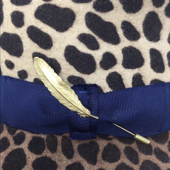 Lola Leopard Print Fedora Hat - Picture 2 of 7